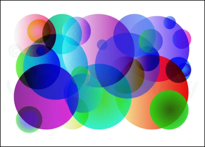 Abstract Circles Wall Art