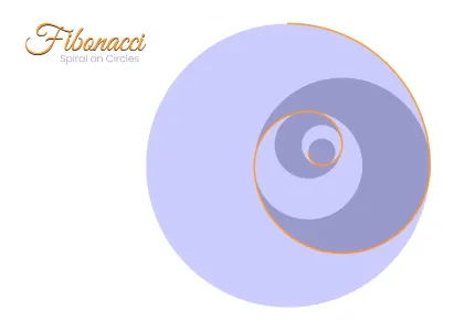 Geometric Fibonacci Spiral Photo Print
